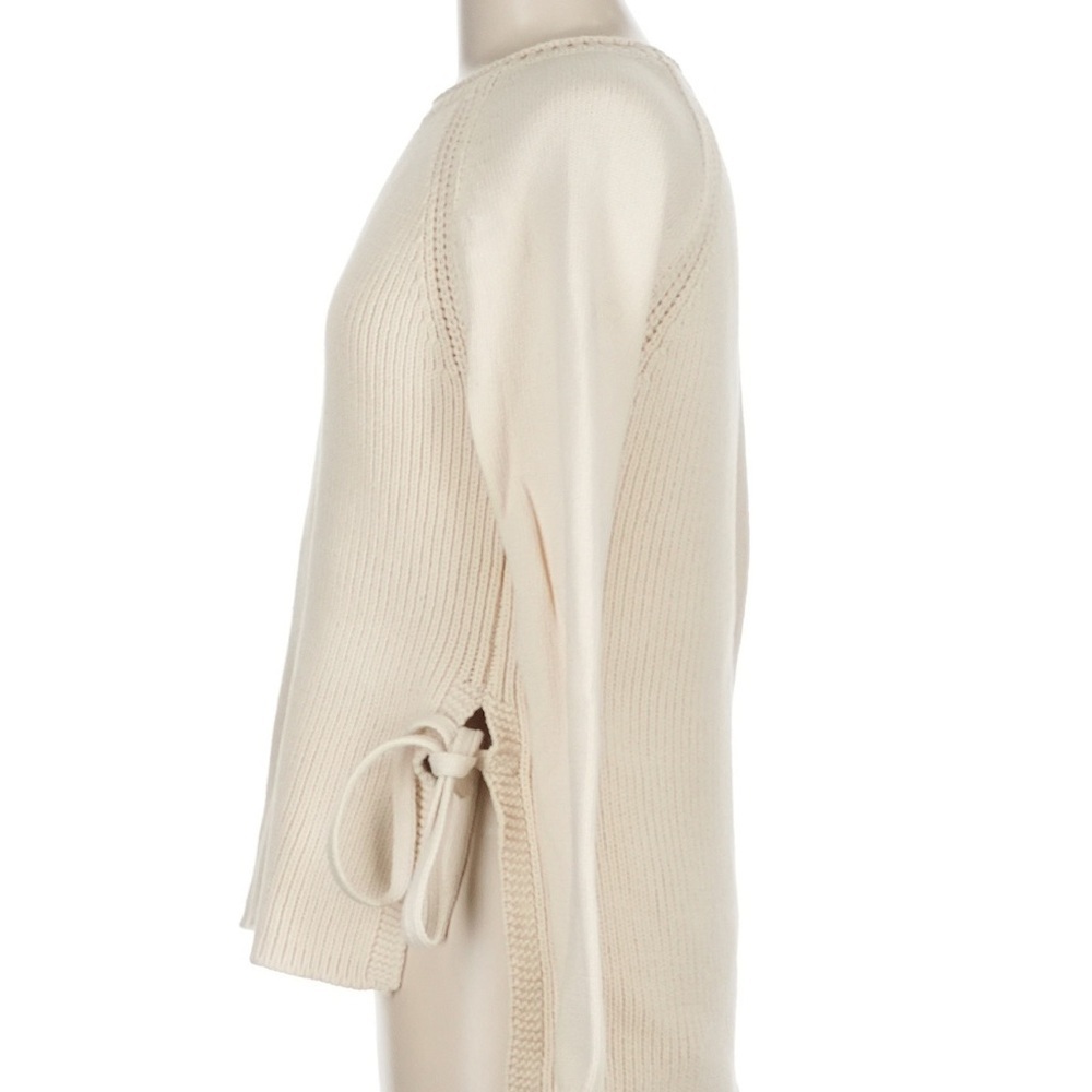 J Crew pull over ivory sweater size medium - Picture 4 of 7